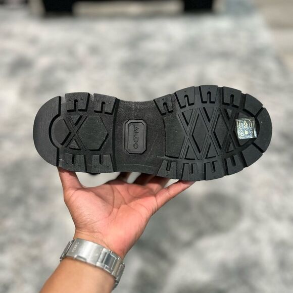 Aldo Black Rugged Boots with Weather-Resistant Design - Picture 5 of 5